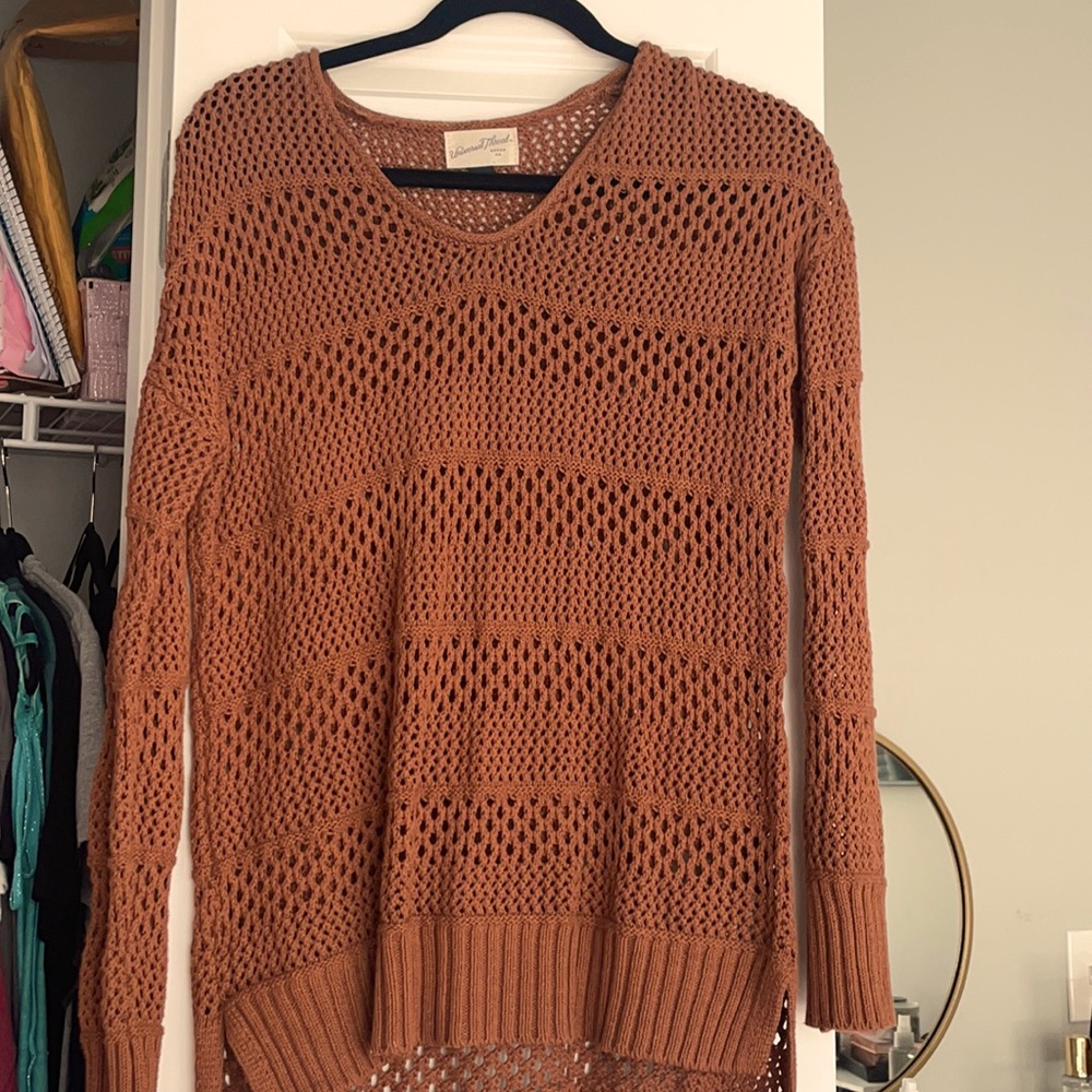 Rust orange sweater
